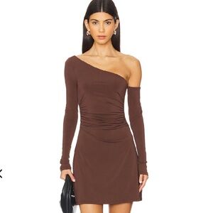 NWT WeWoreWhat Womens Mini Dress, Brown Size Small